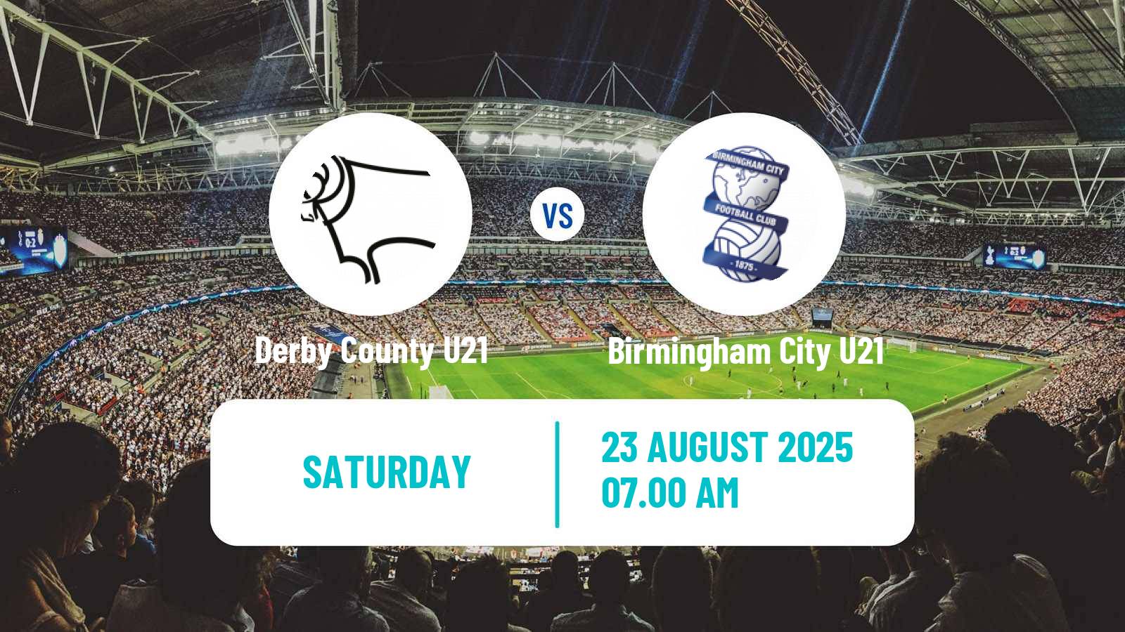 Football English Premier League 2 Derby County U21 - Birmingham City U21
