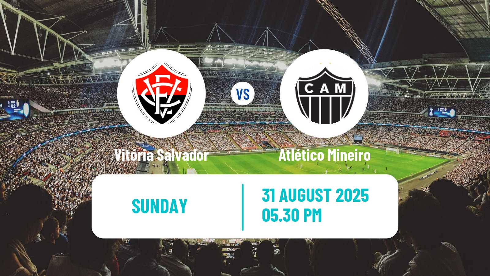 Football Brazilian Serie A Vitória Salvador - Atlético Mineiro