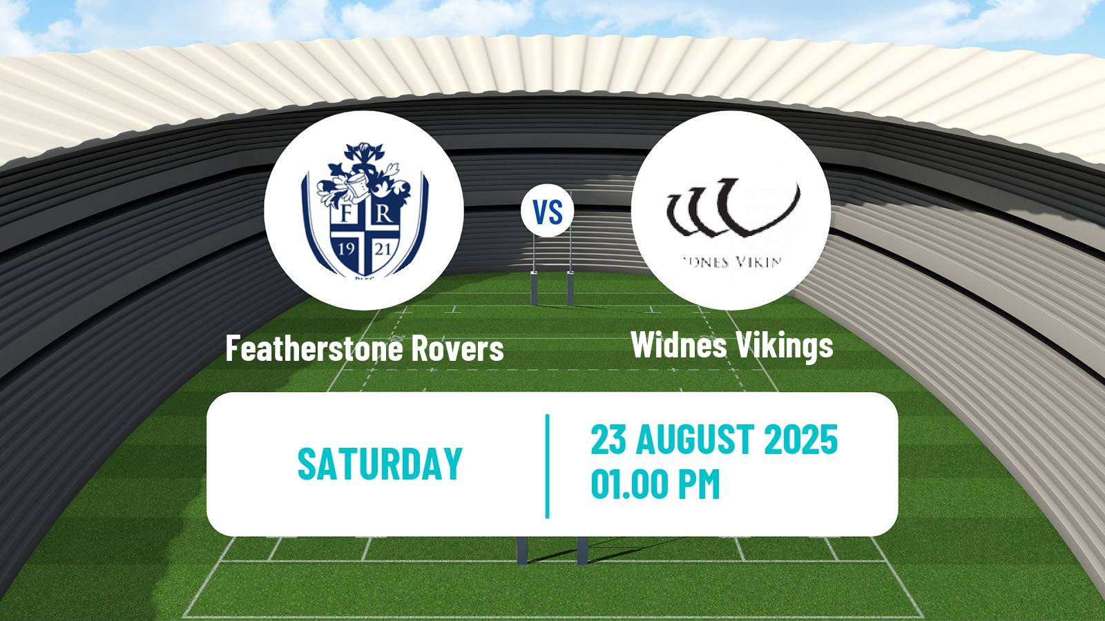 Rugby league English Championship Rugby League Featherstone Rovers - Widnes Vikings