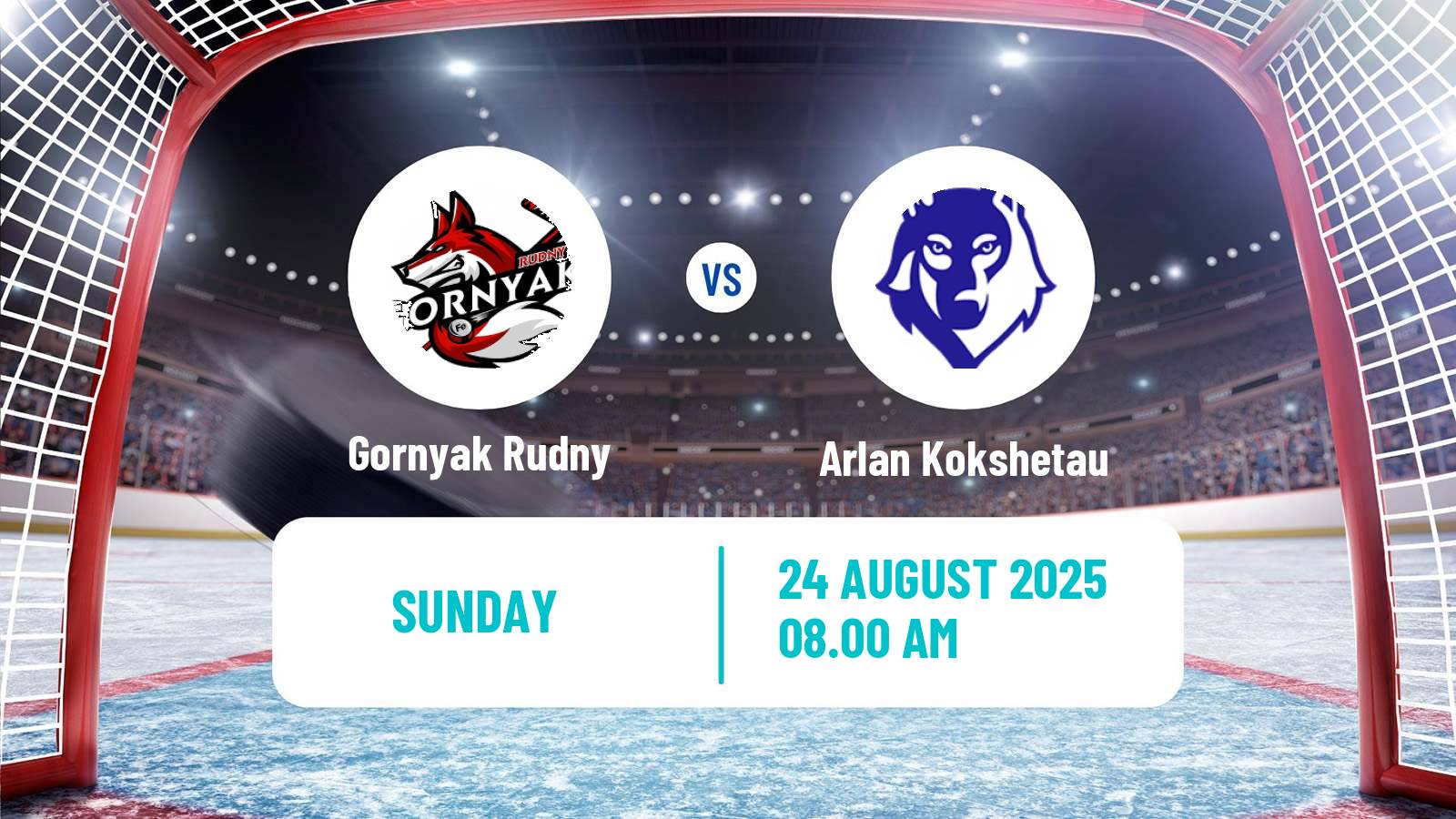 Hockey Kazakh Ice Hockey Cup Gornyak Rudny - Arlan Kokshetau