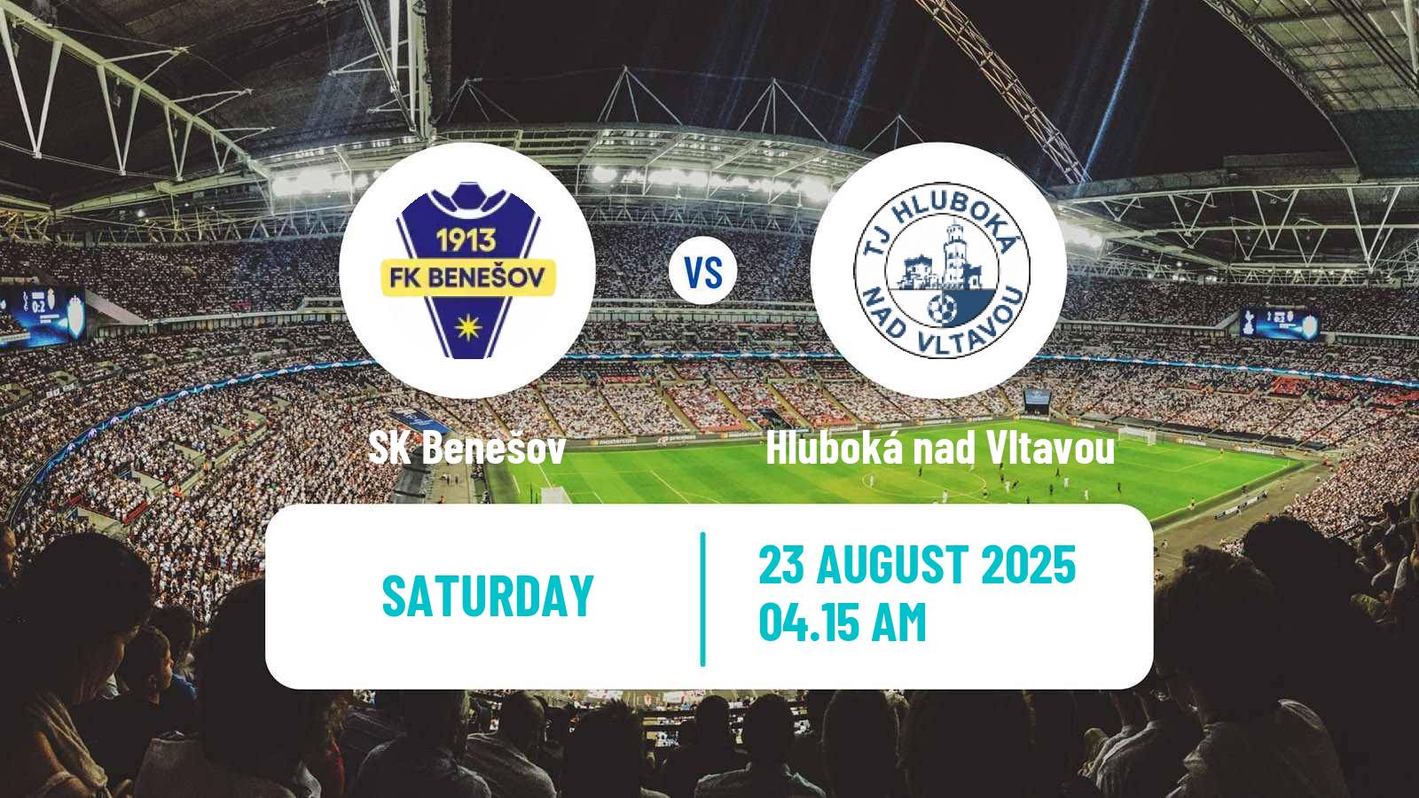 Football Czech Division A Benešov - Hluboká nad Vltavou
