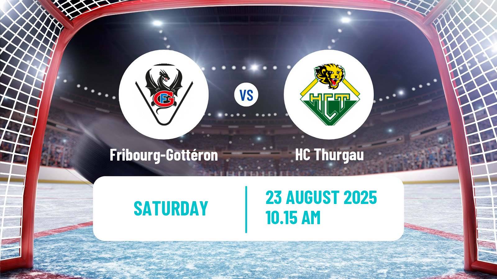 Hockey Club Friendly Ice Hockey Fribourg-Gottéron - Thurgau
