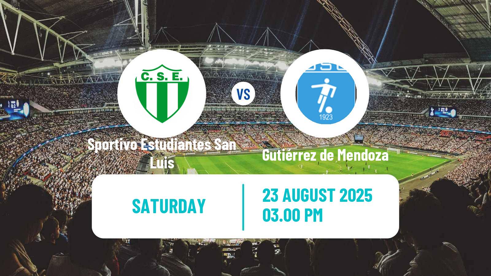 Football Argentinian Torneo Federal Sportivo Estudiantes San Luis - Gutiérrez de Mendoza