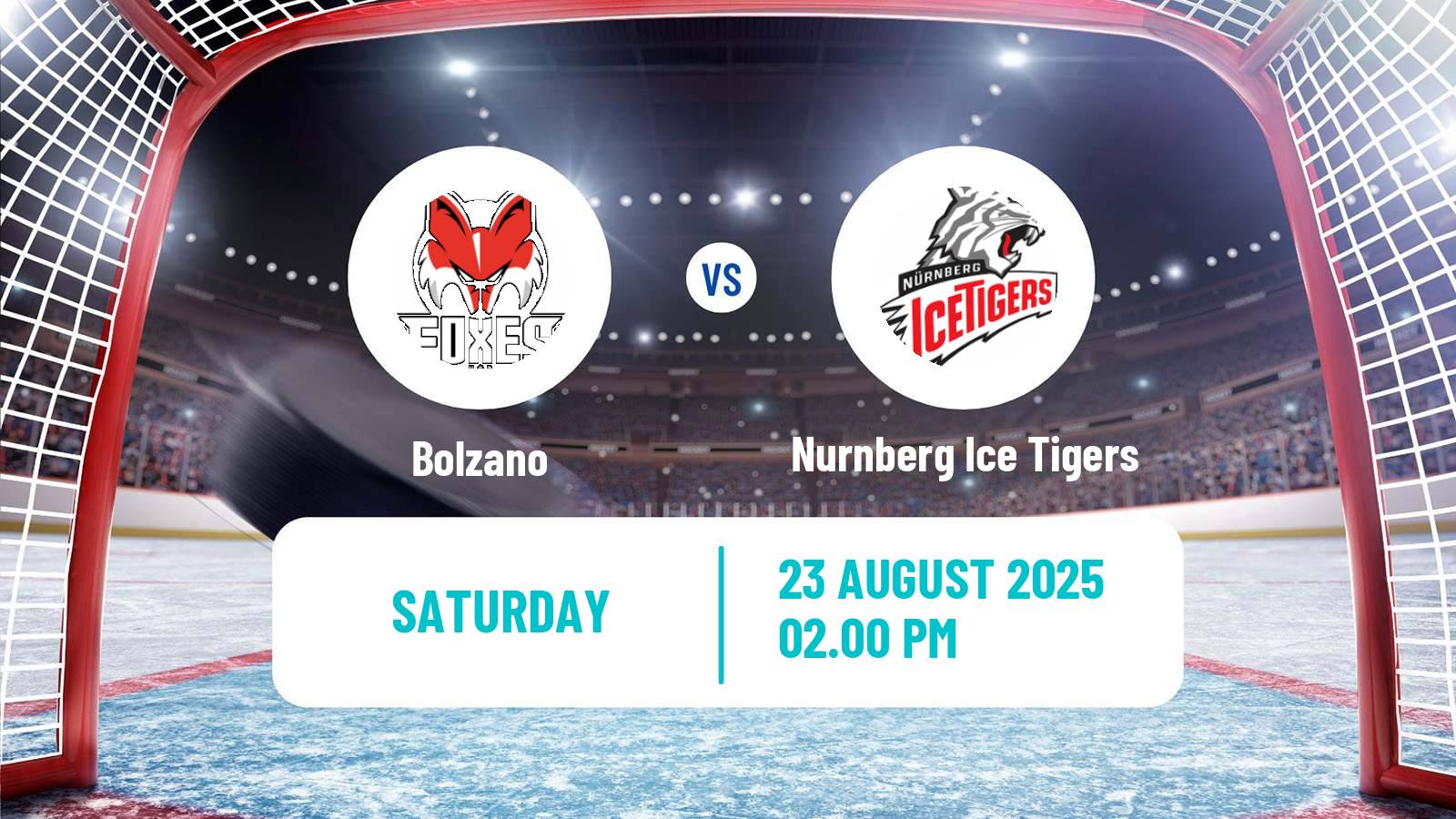 Hockey Club Friendly Ice Hockey Bolzano - Nurnberg Ice Tigers