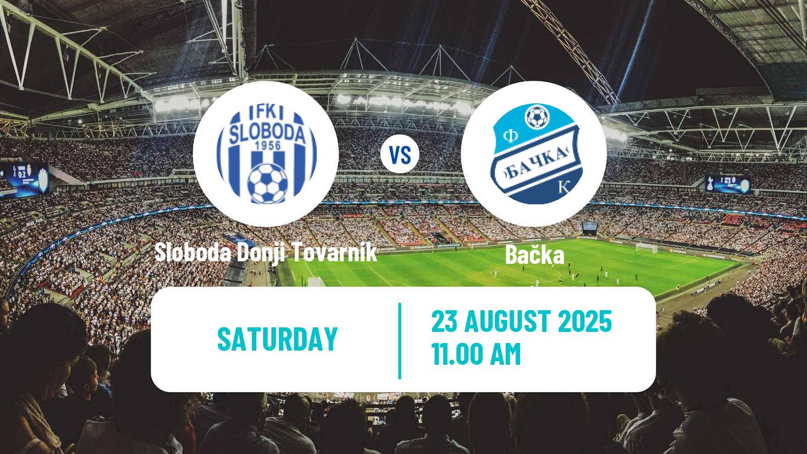Football Serbian Srpska Liga - Vojvodina Sloboda Donji Tovarnik - Bačka