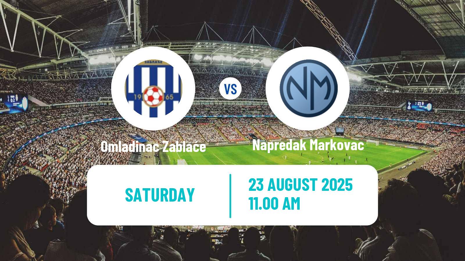 Football Serbian Srpska Liga - West Omladinac Zablaće - Napredak Markovac