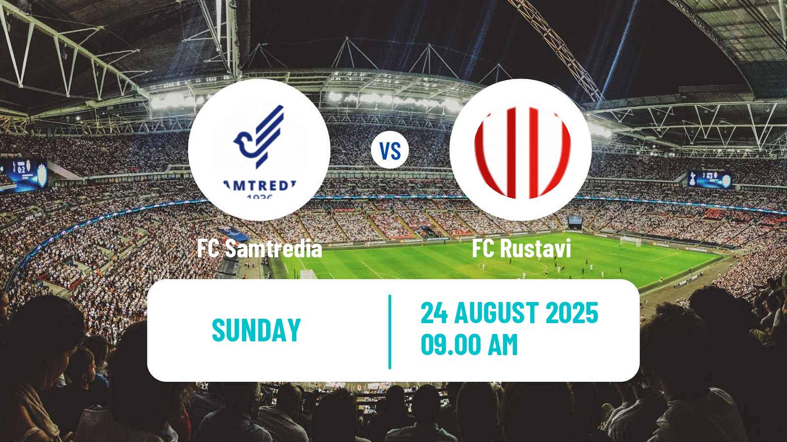 Football Georgian Erovnuli Liga 2 Samtredia - Rustavi