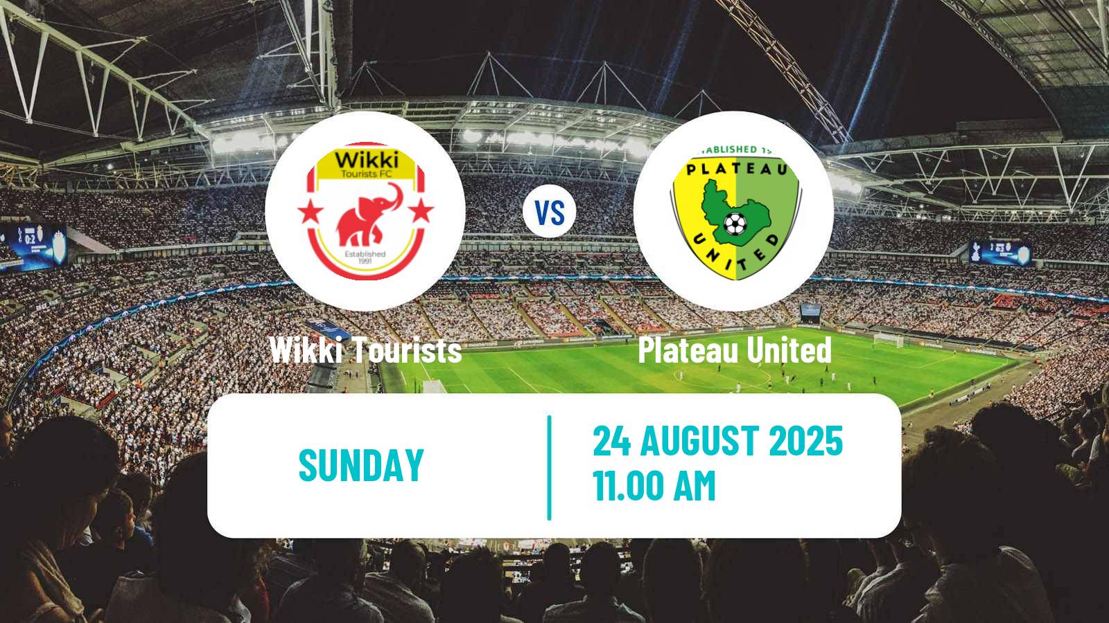 Football Nigerian Premier League Wikki Tourists - Plateau United