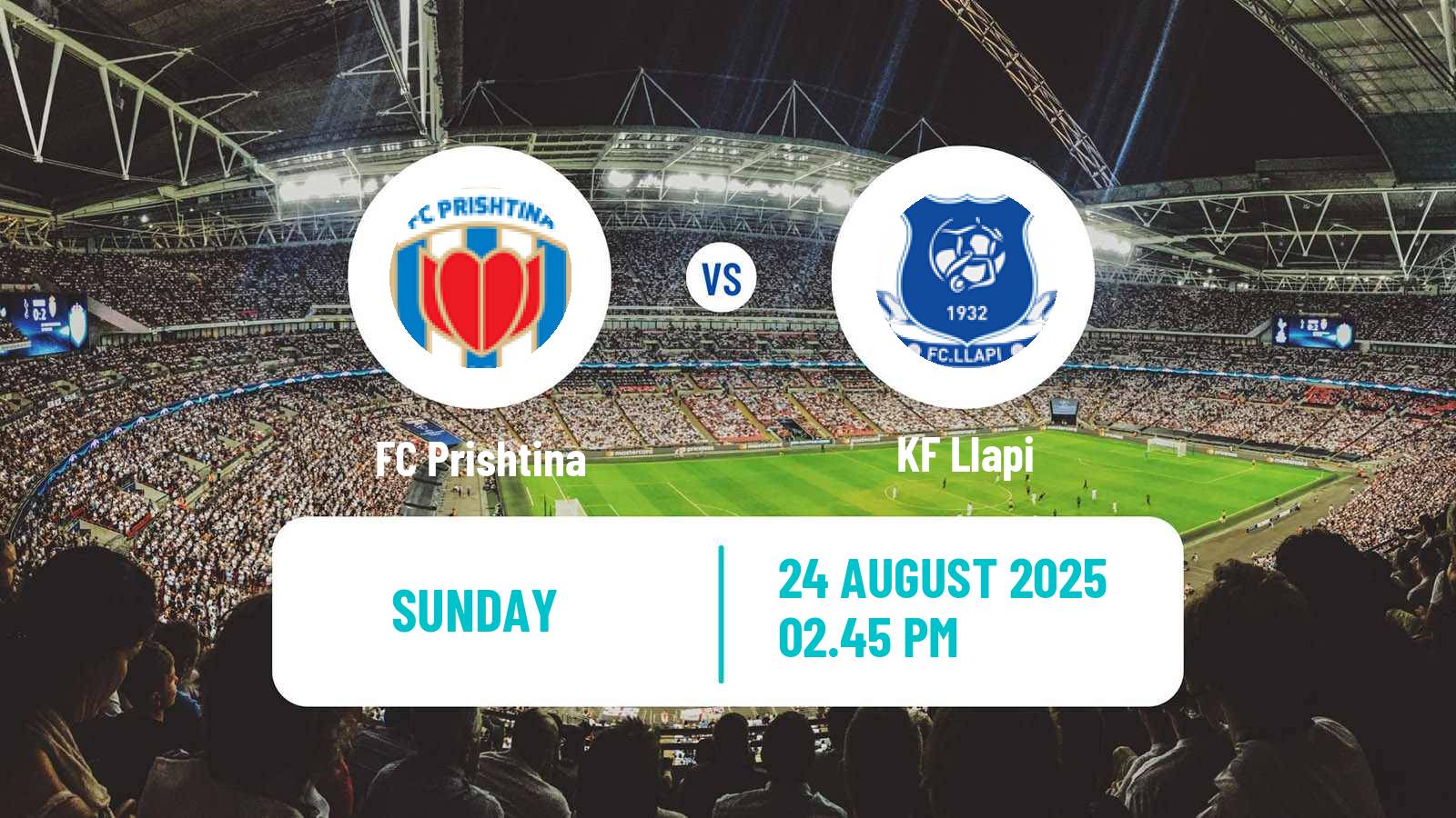 Football Kosovo Superliga Prishtina - Llapi