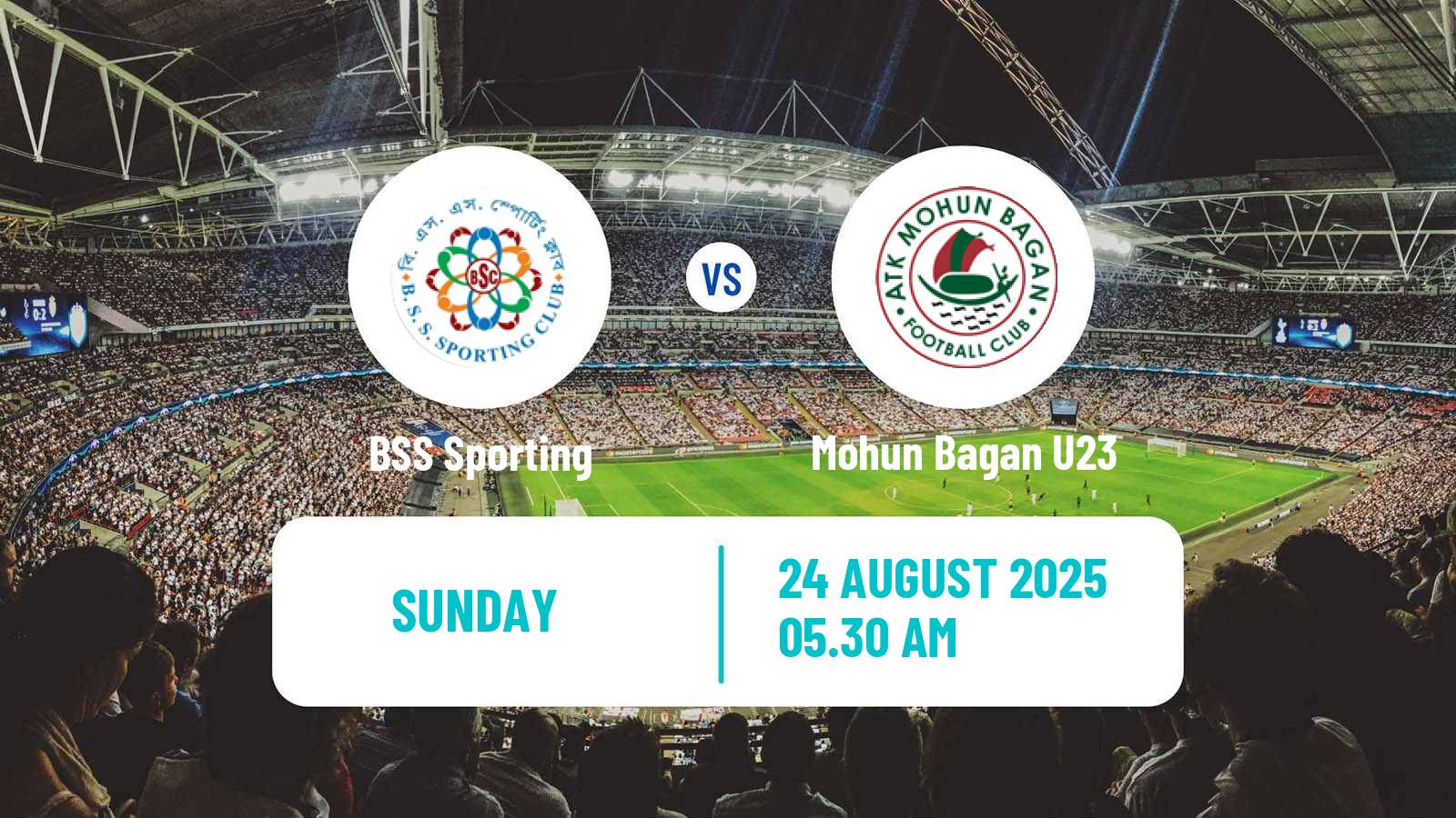 Football Calcutta Premier Division BSS Sporting - Mohun Bagan U23