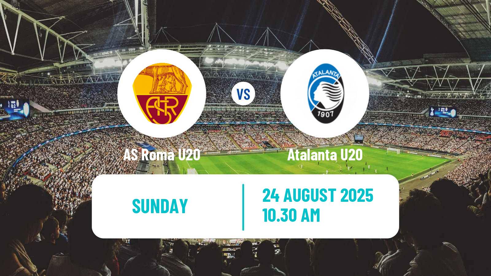 Football Italian Primavera 1 Roma U20 - Atalanta U20