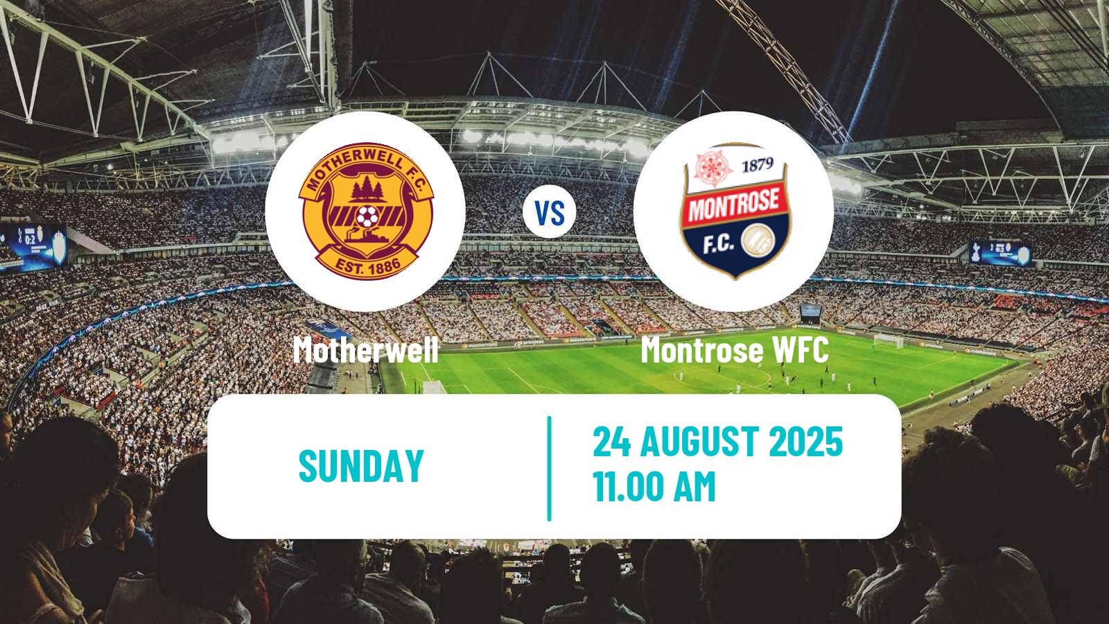 Football Scottish SWPL 1 Women Motherwell - Montrose