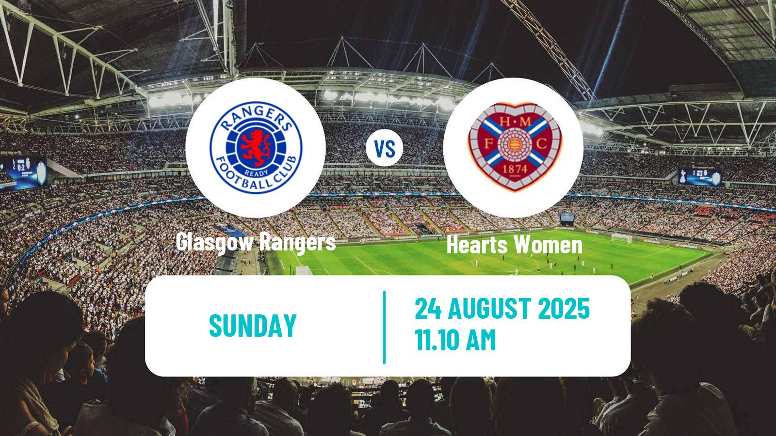 Football Scottish SWPL 1 Women Glasgow Rangers - Hearts