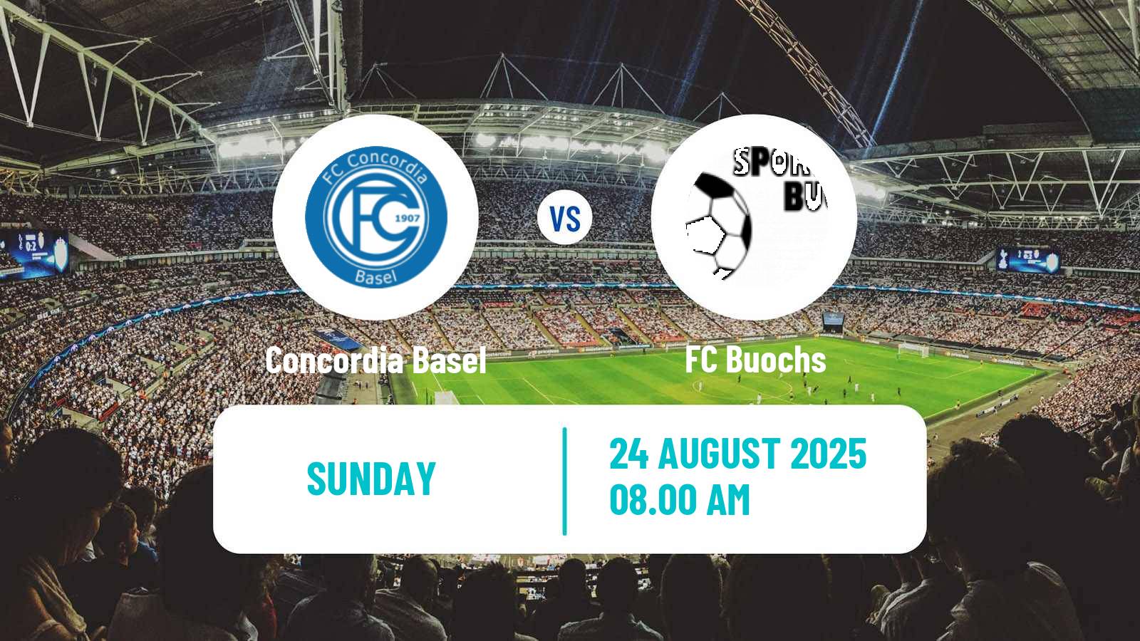 Football Swiss 1 Liga Classic Group 2 Concordia Basel - Buochs