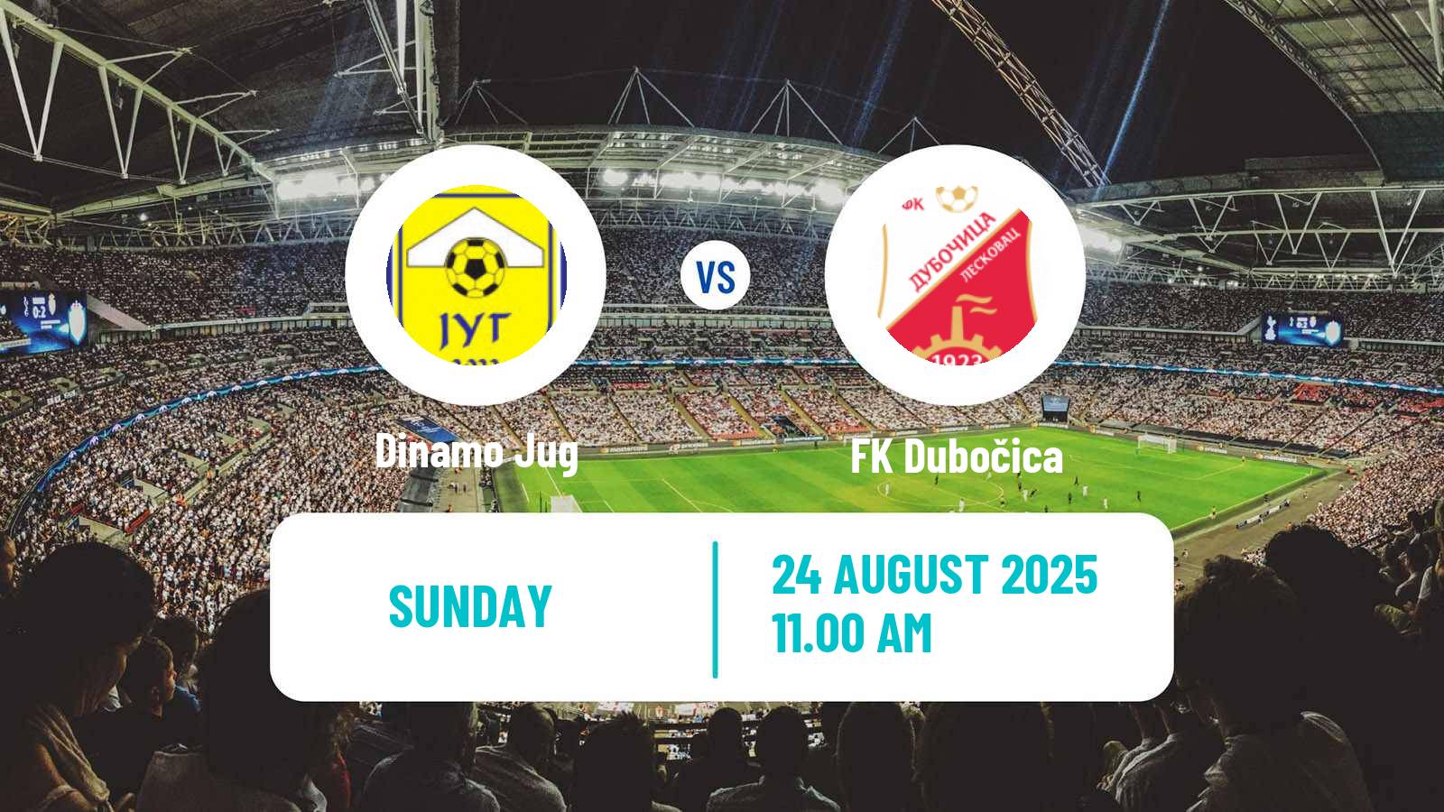 Football Serbian Prva Liga Dinamo Jug - Dubočica