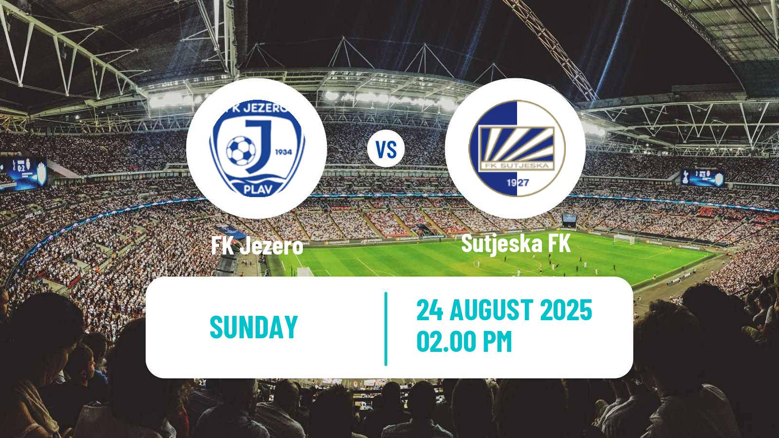Football Montenegrin First League Jezero - Sutjeska