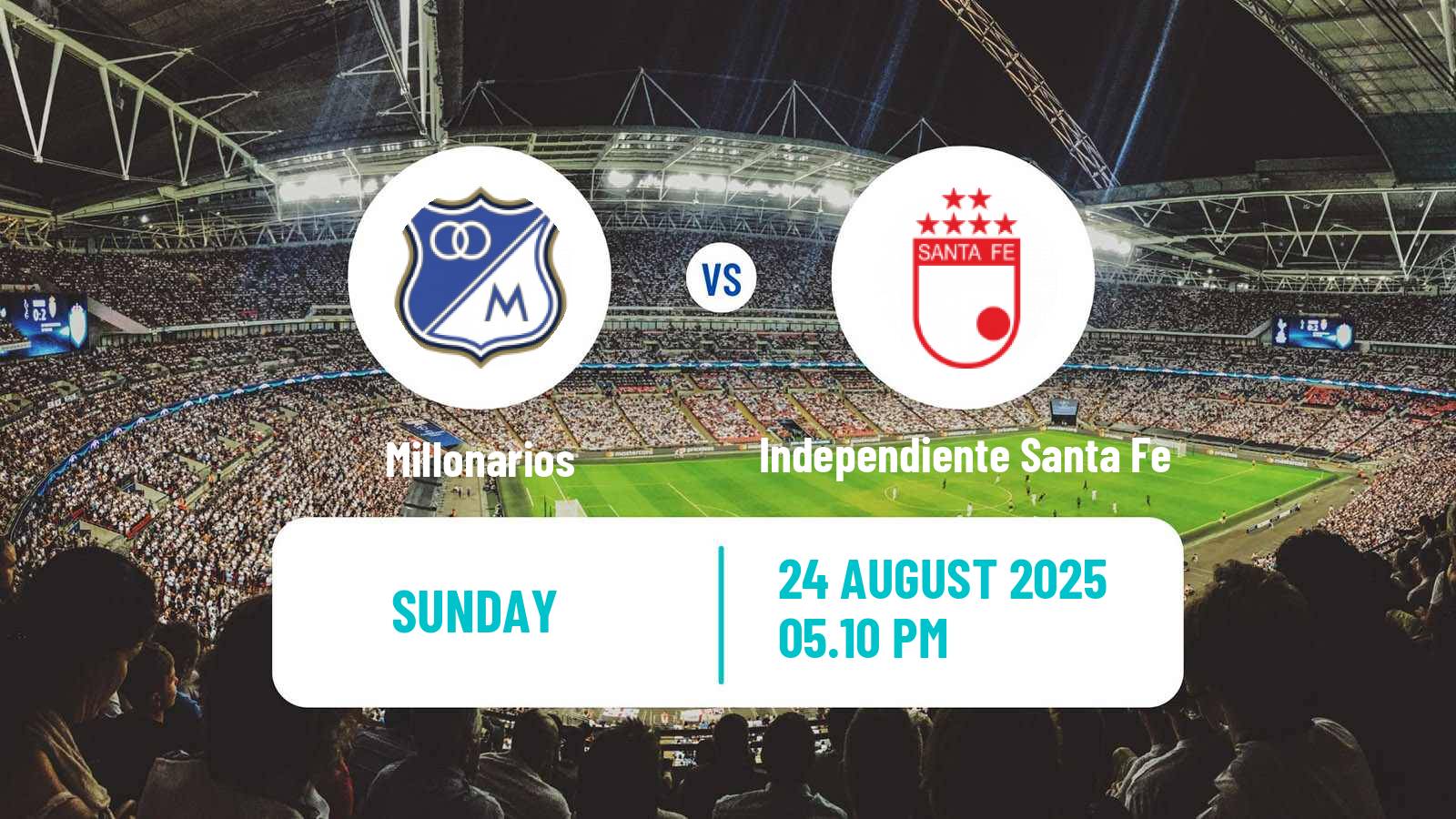 Football Colombian Liga Women Millonarios - Independiente Santa Fe