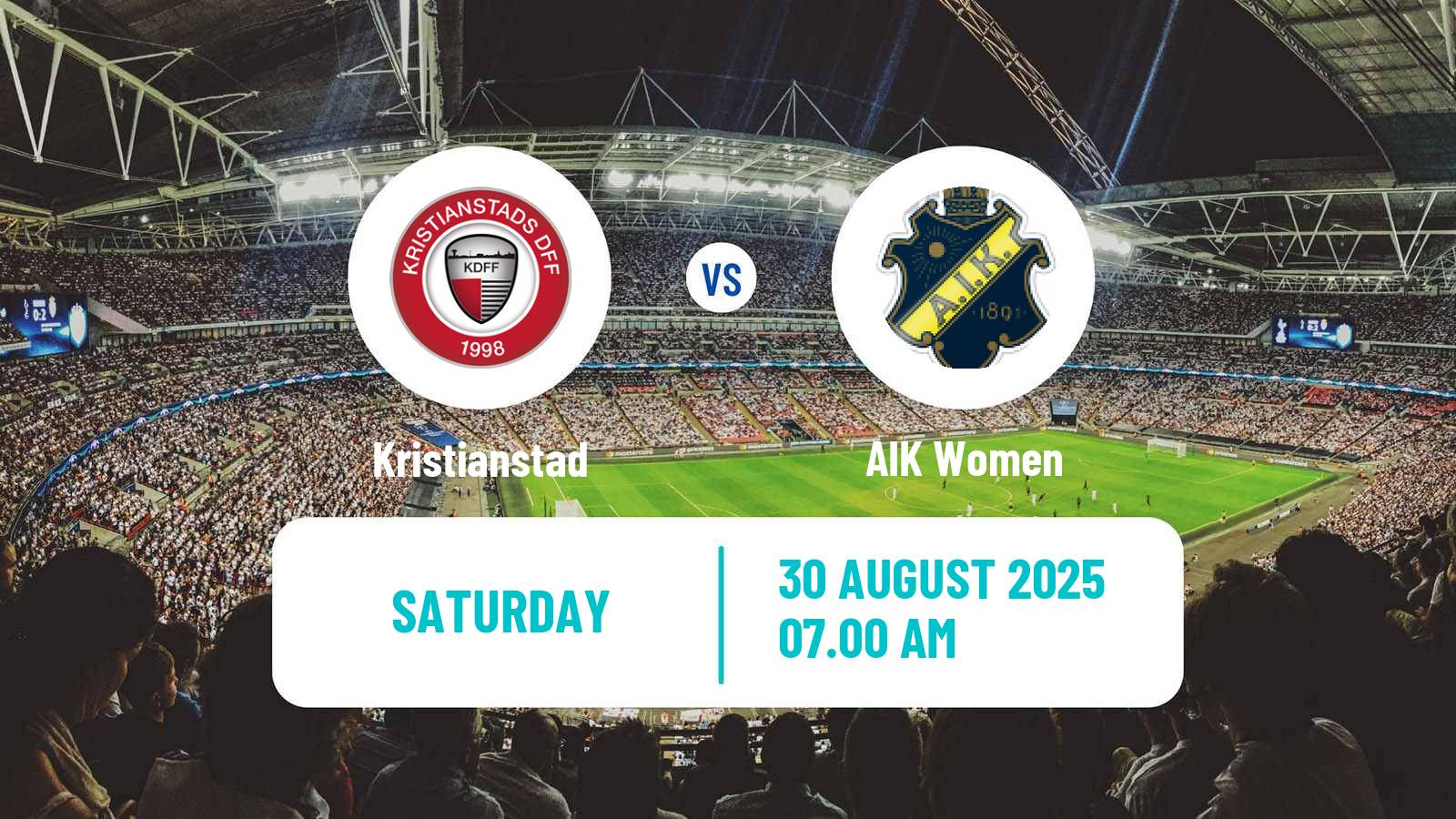 Football Swedish Allsvenskan Women Kristianstad - AIK