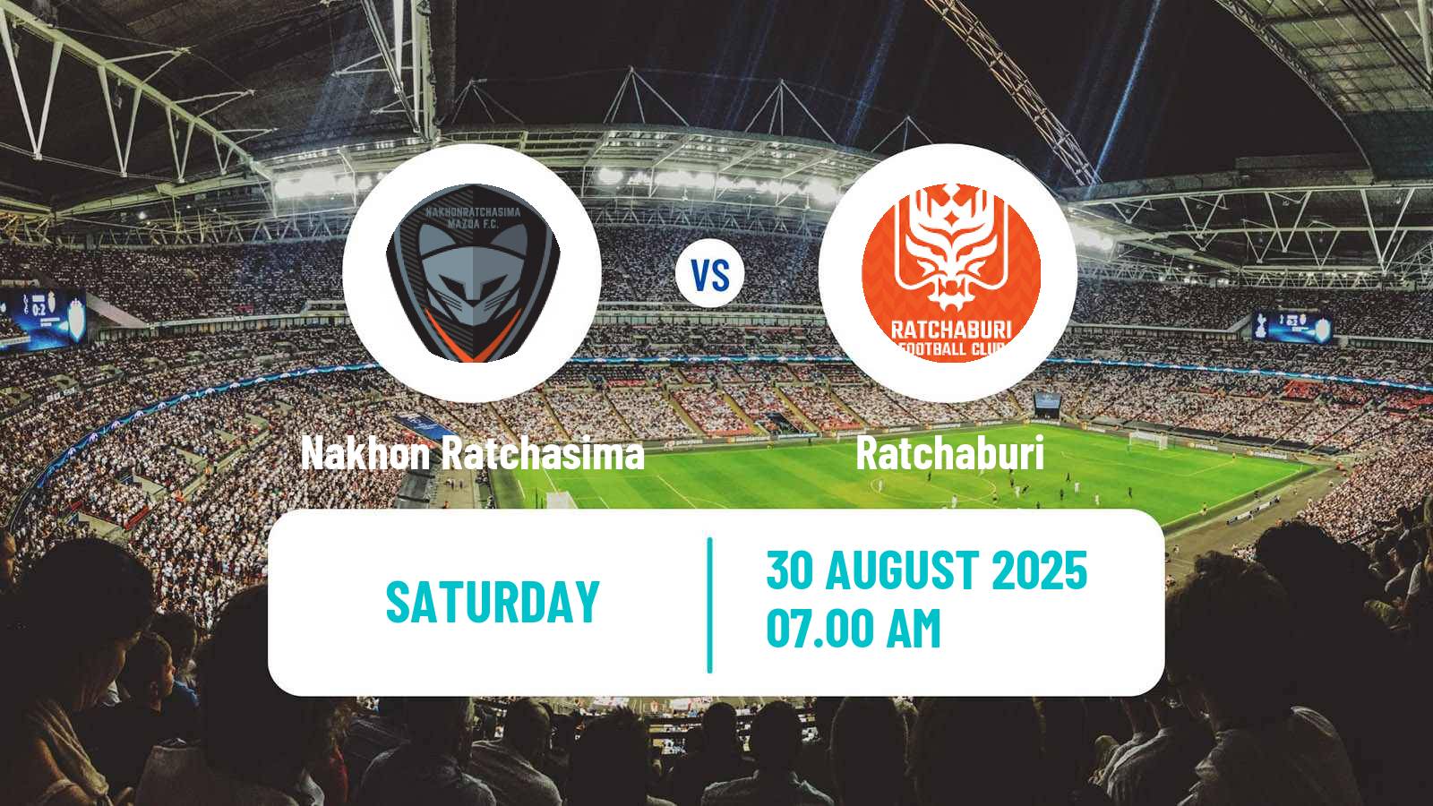 Football Thai League 1 Nakhon Ratchasima - Ratchaburi