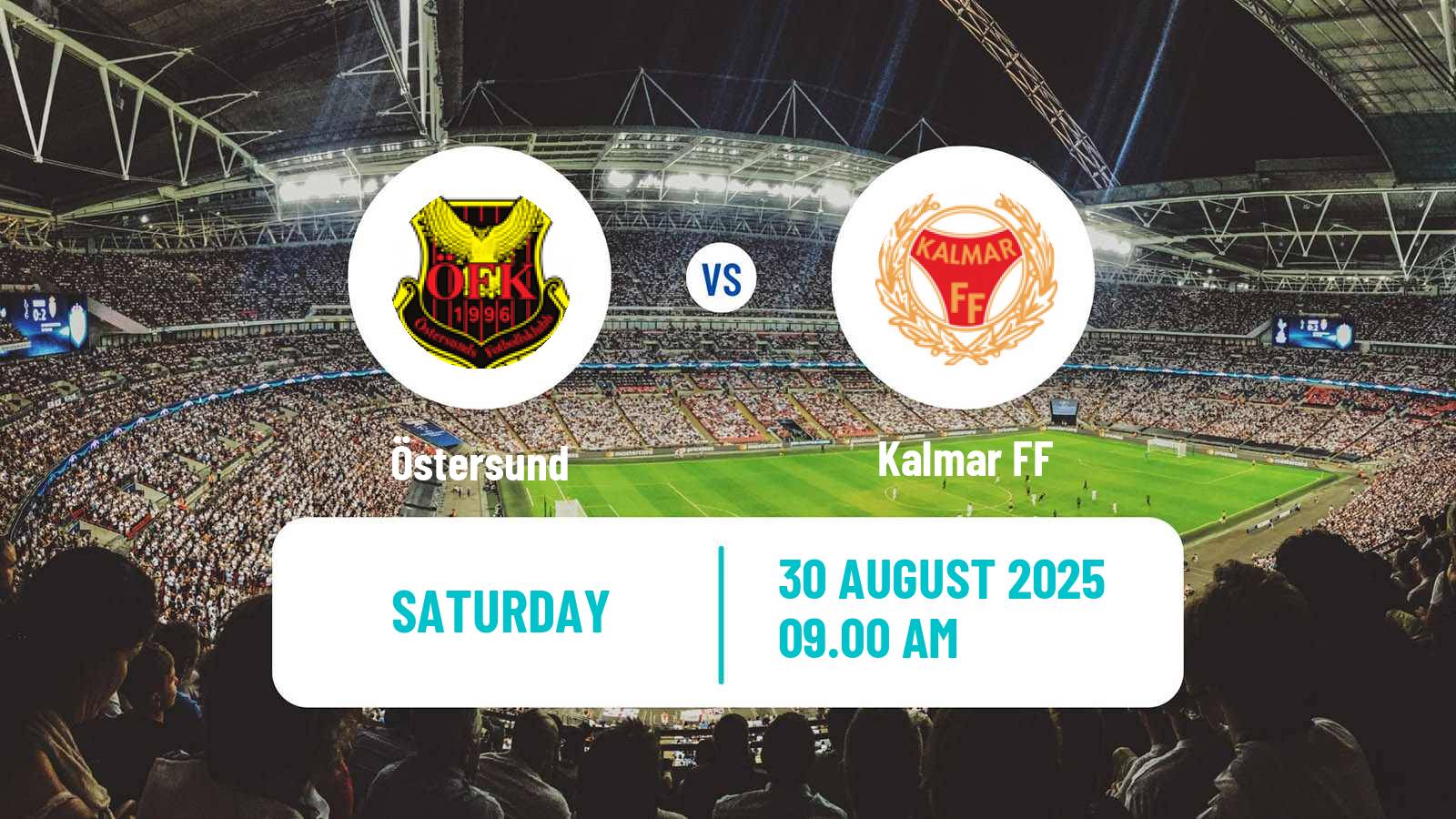 Football Swedish Superettan Östersund - Kalmar