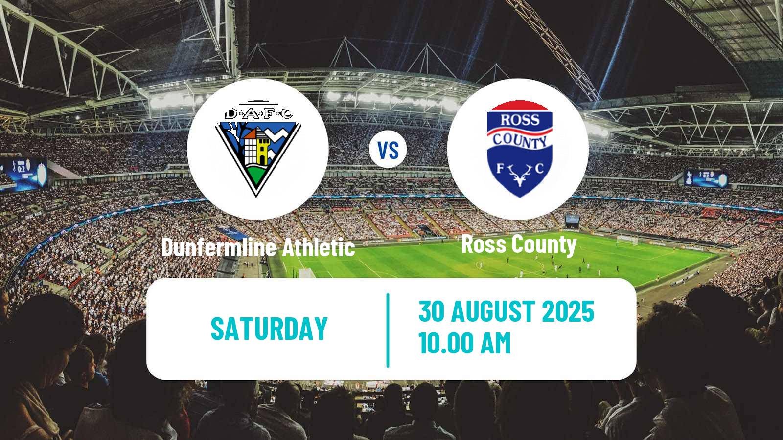 Football Scottish Football Championship Dunfermline Athletic - Ross County