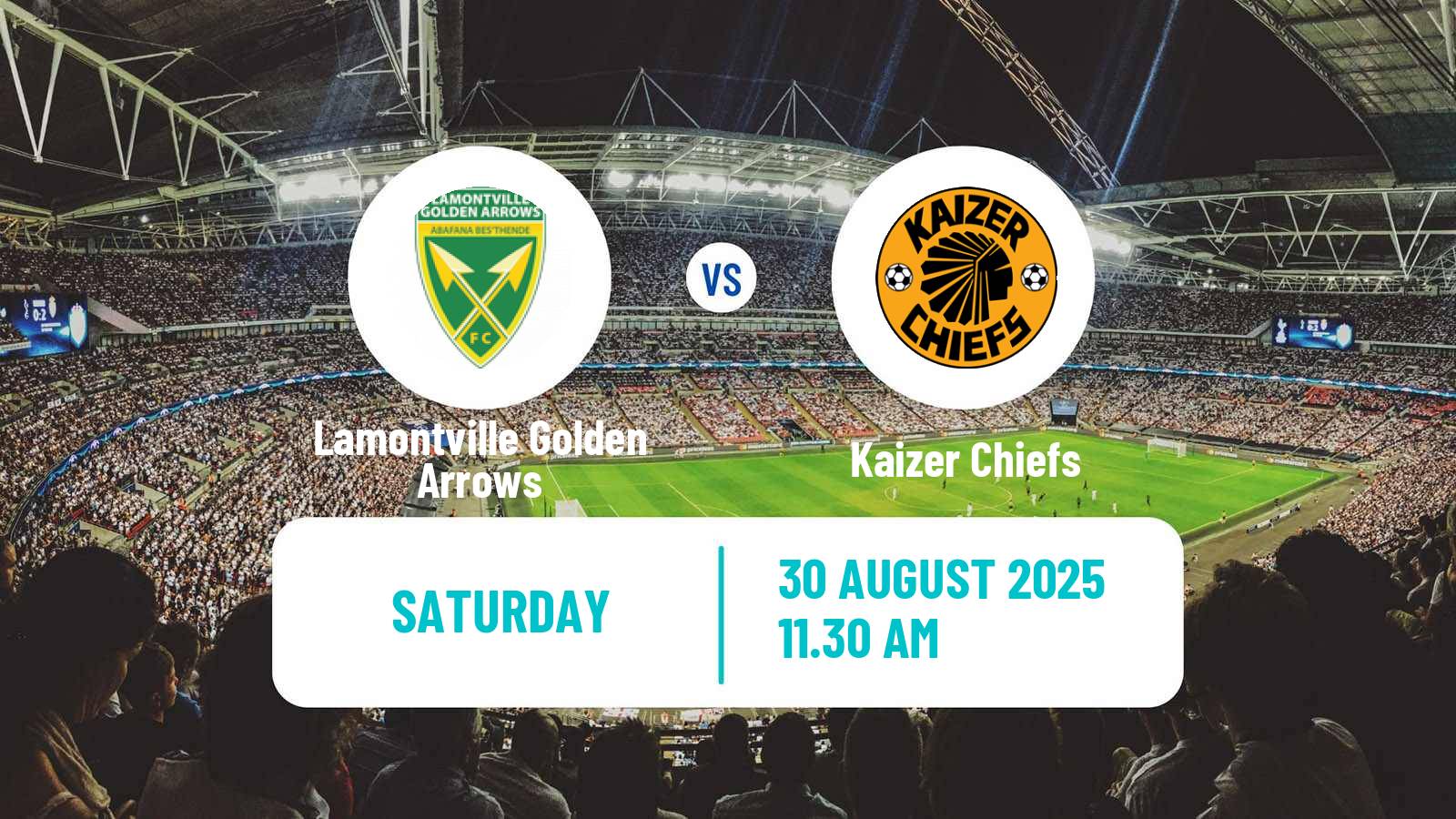 Football South African Premier Soccer League Lamontville Golden Arrows - Kaizer Chiefs
