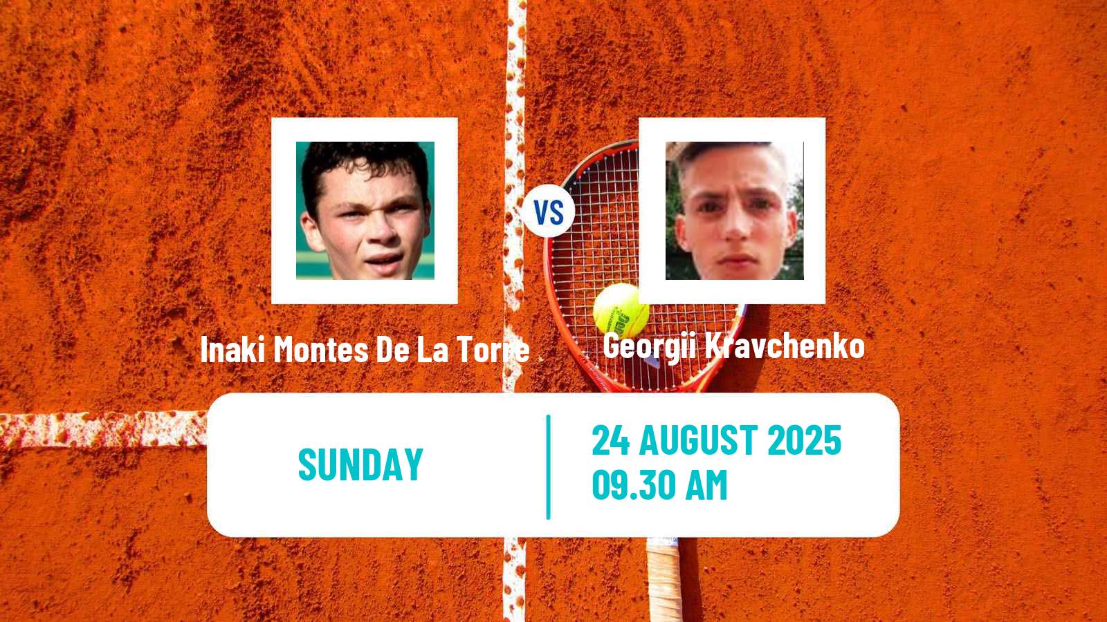 Tennis Como Challenger Men Inaki Montes De La Torre - Georgii Kravchenko