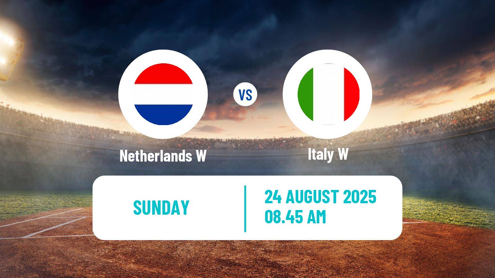 Cricket ICC World Twenty20 Women Netherlands W - Italy W