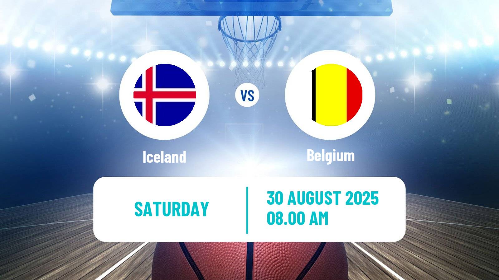 Basketball EuroBasket Iceland - Belgium