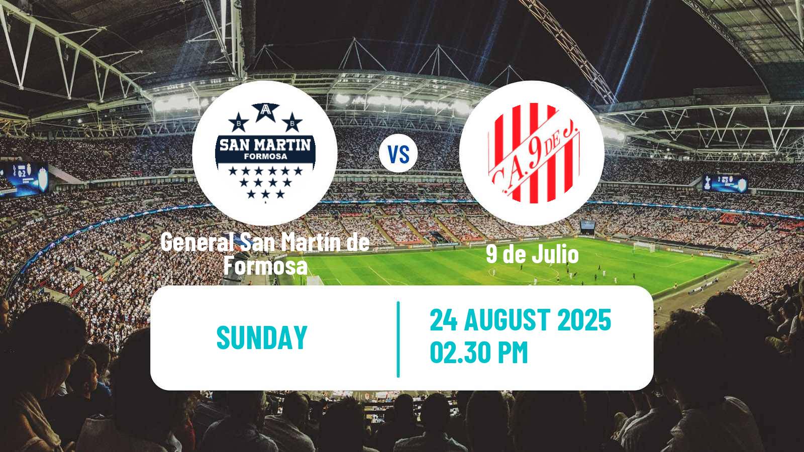 Football Argentinian Torneo Federal General San Martín de Formosa - 9 de Julio