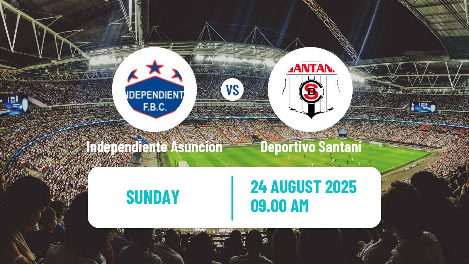 Football Paraguayan Division Intermedia Independiente Asuncion - Deportivo Santaní