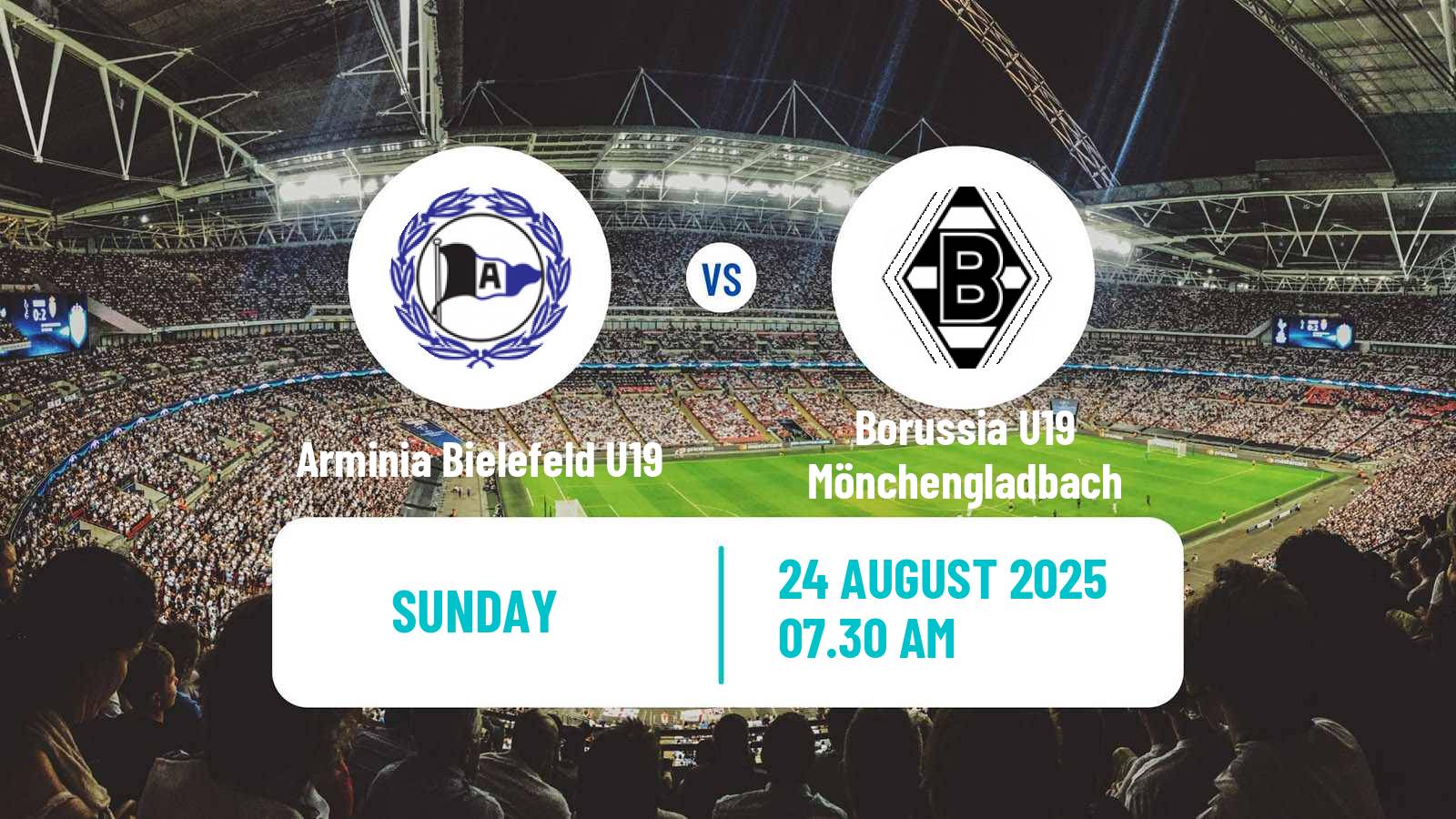 Football German DFB Youth League Arminia Bielefeld U19 - Borussia U19 Mönchengladbach