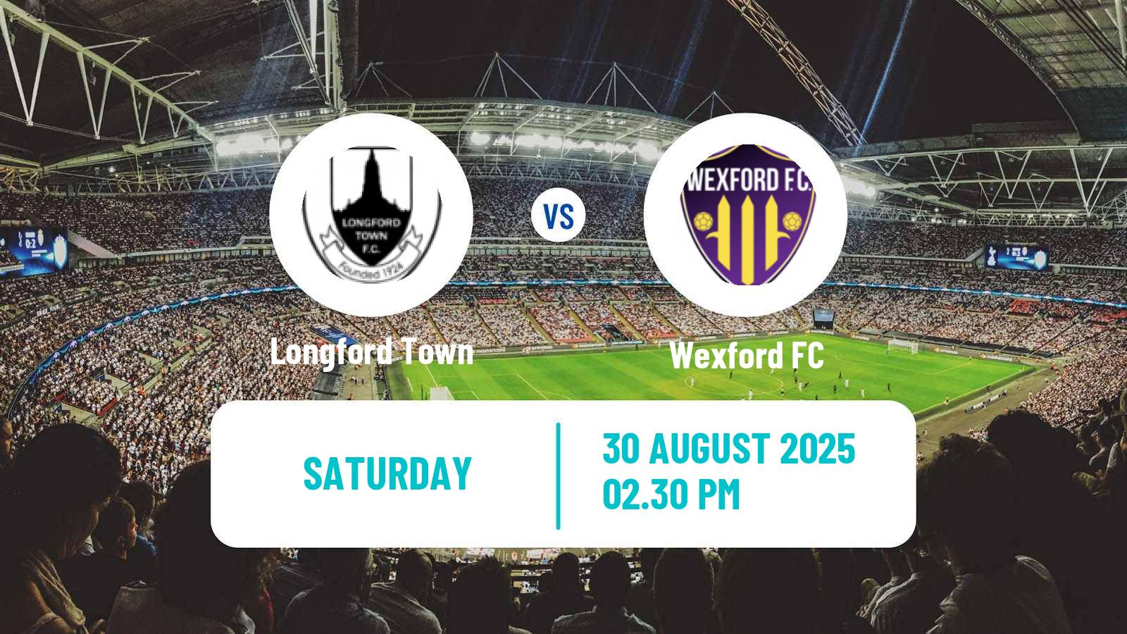 Football Irish Division 1 Longford Town - Wexford