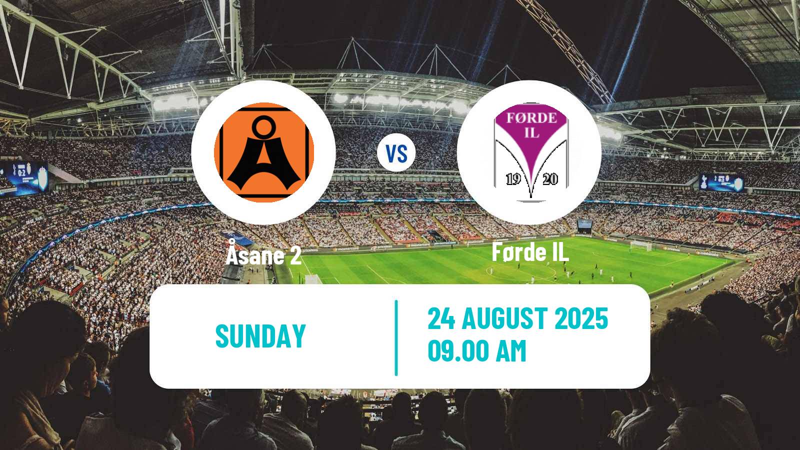 Football Norwegian Division 3 - Group 4 Åsane 2 - Førde