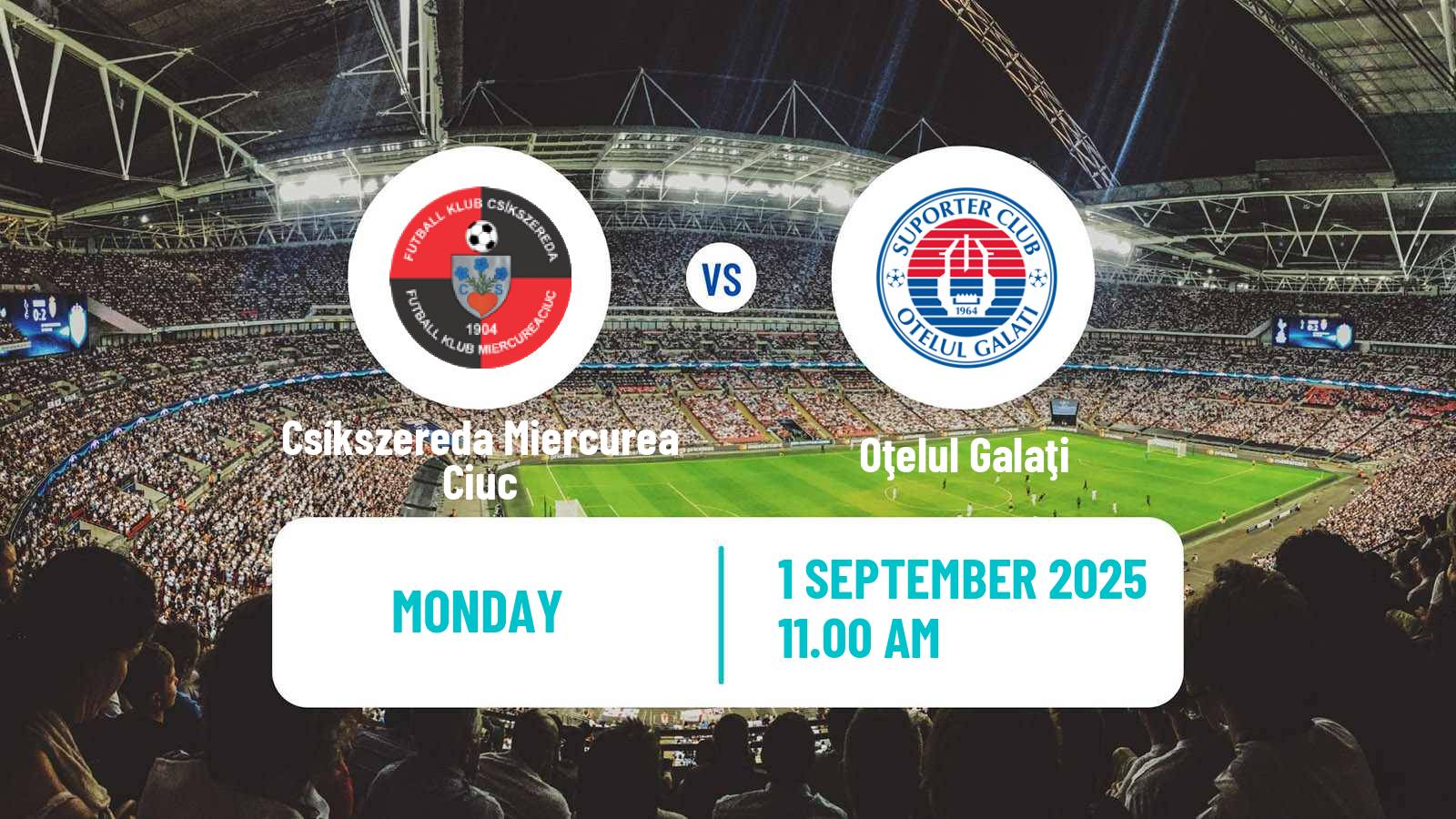 Football Romanian Liga 1 Csíkszereda Miercurea Ciuc - Oţelul Galaţi