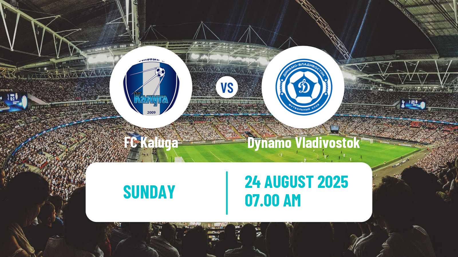 Football Russian FNL 2 Division A Silver Kaluga - Dynamo Vladivostok