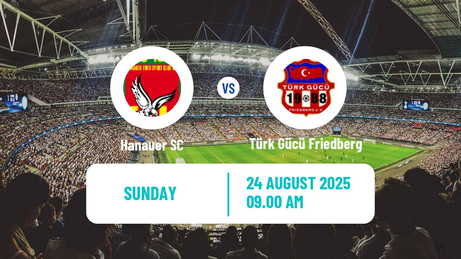 Football German Oberliga Hessen Hanauer - Türk Gücü Friedberg