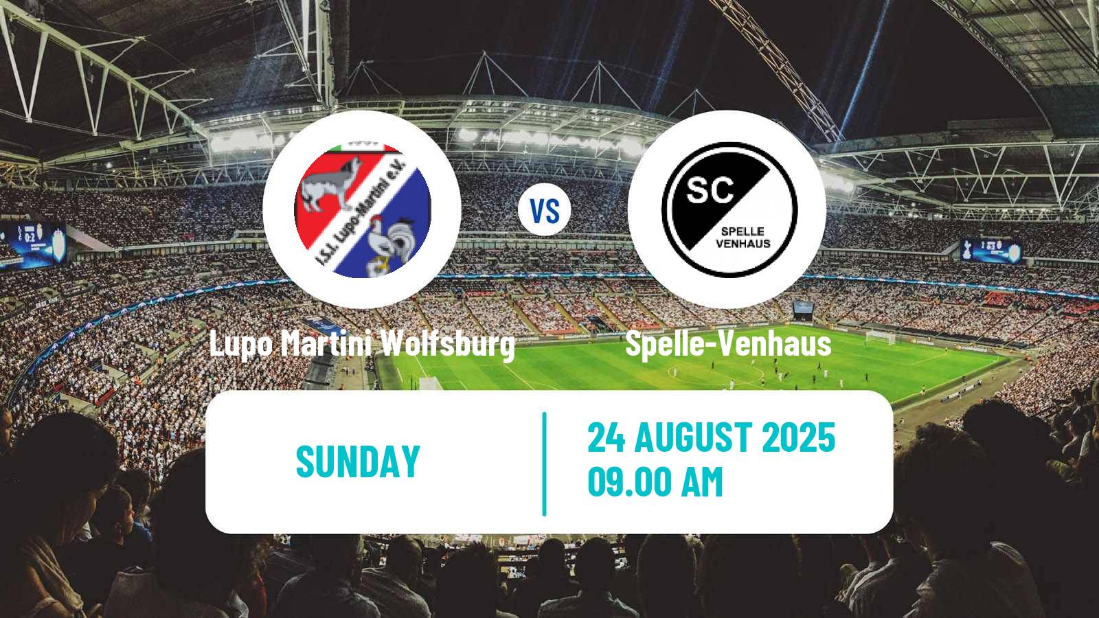Football German Oberliga Niedersachsen Lupo Martini Wolfsburg - Spelle-Venhaus