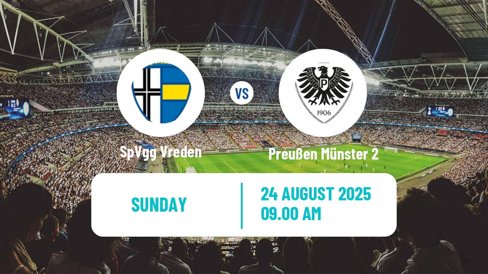 Football German Oberliga Westfalen Vreden - Preußen Münster 2