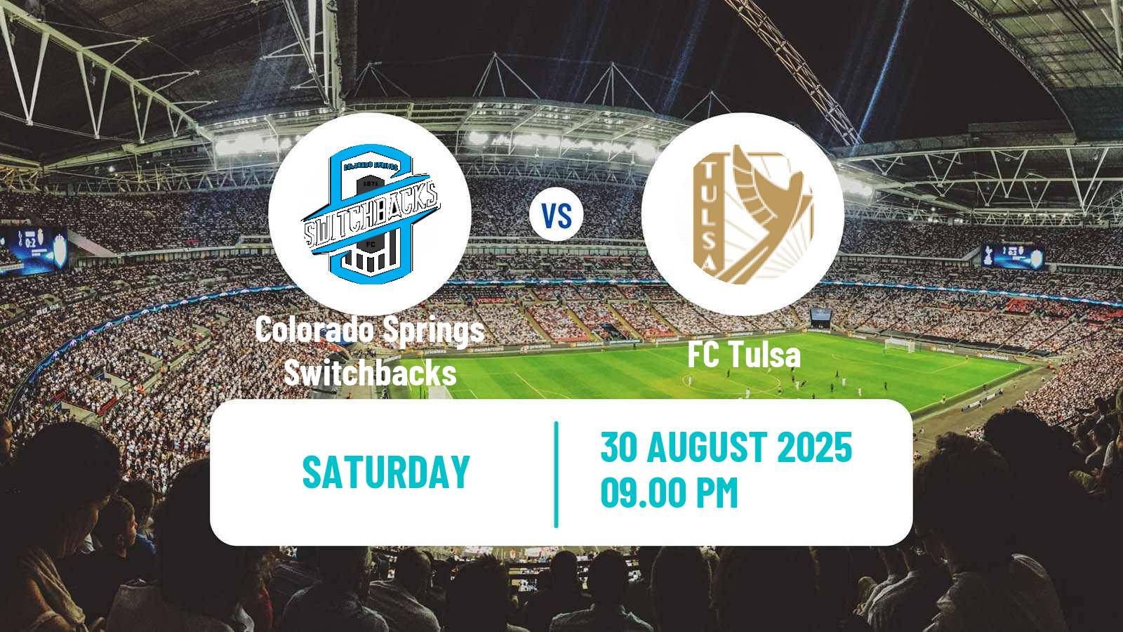 Football USL Championship Colorado Springs Switchbacks - Tulsa