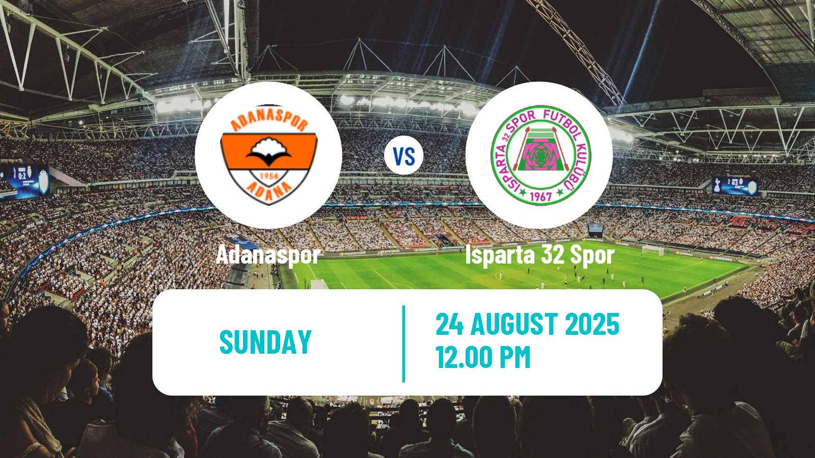 Football Turkish Second League Red Group Adanaspor - Isparta 32 Spor