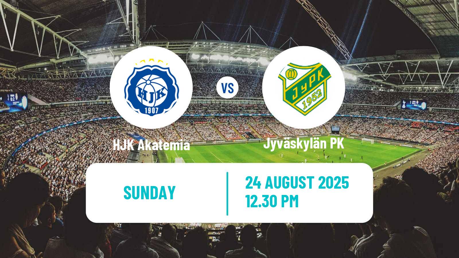 Football Finnish Kansallinen Liiga Women HJK Akatemia - Jyväskylän PK