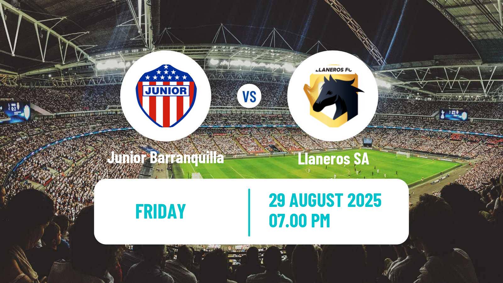 Football Colombian Primera A Junior Barranquilla - Llaneros SA
