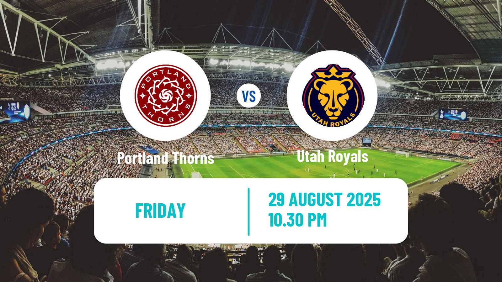 Football NWSL Portland Thorns - Utah Royals