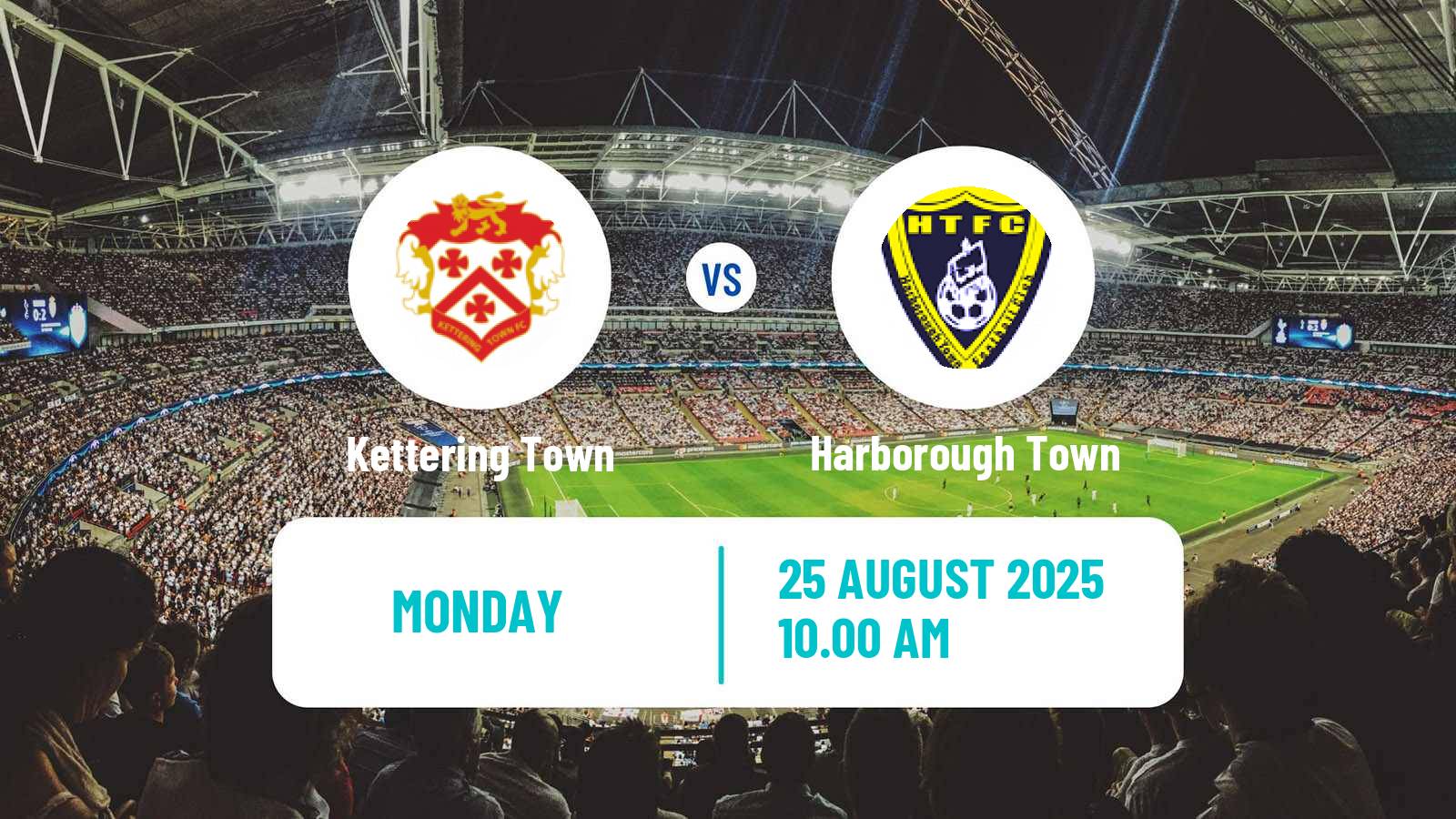 Football English Southern League Central Division Kettering Town - Harborough Town