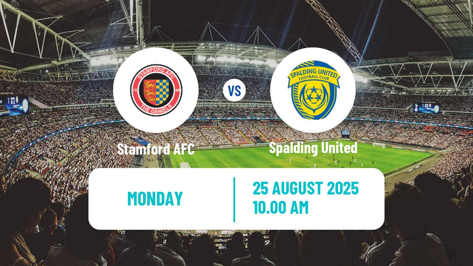 Football English Southern League Central Division Stamford - Spalding United