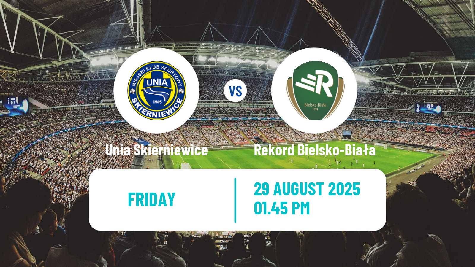 Football Polish Division 2 Unia Skierniewice - Rekord Bielsko-Biała
