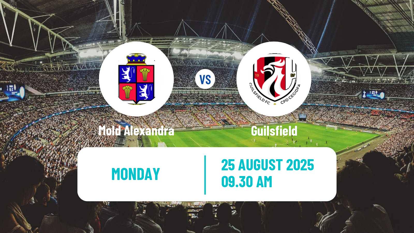 Football Welsh Cymru North Mold Alexandra - Guilsfield