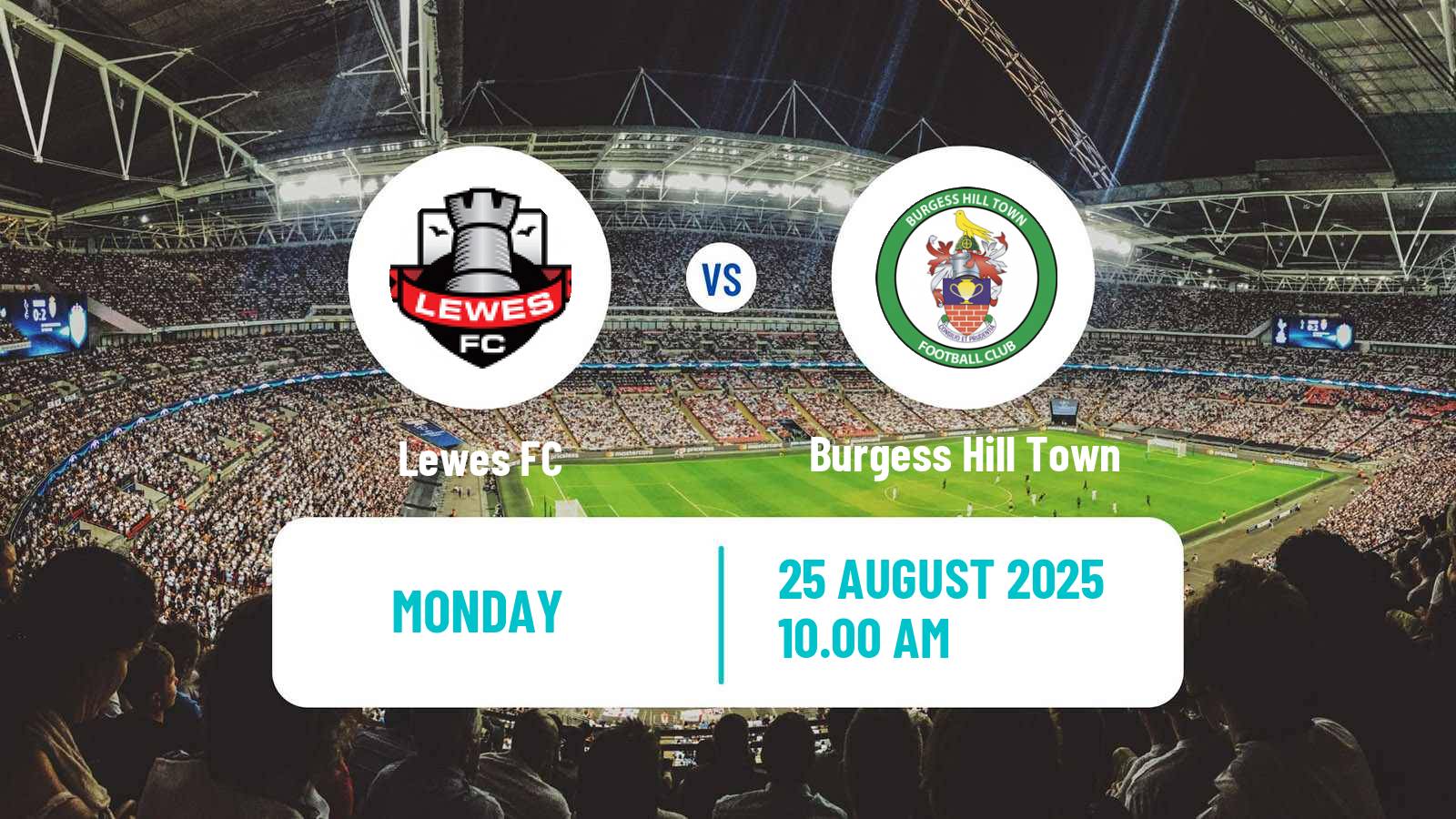 Football English Isthmian League Premier Division Lewes - Burgess Hill Town