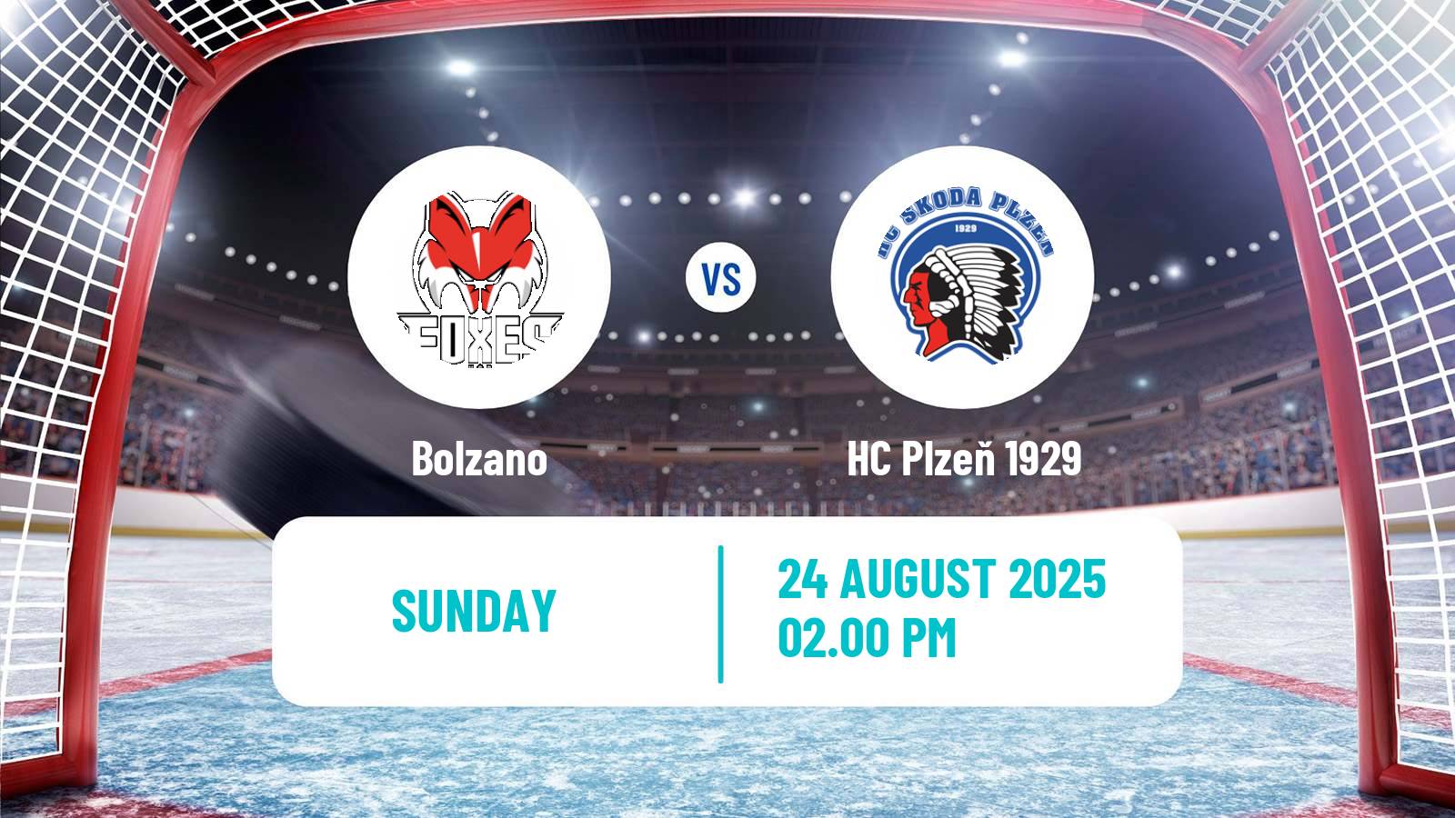 Hockey Club Friendly Ice Hockey Bolzano - HC Plzeň 1929